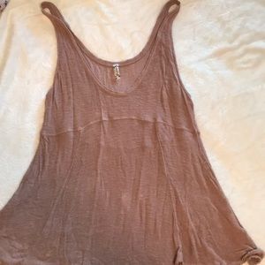 boho frayed hem tank
